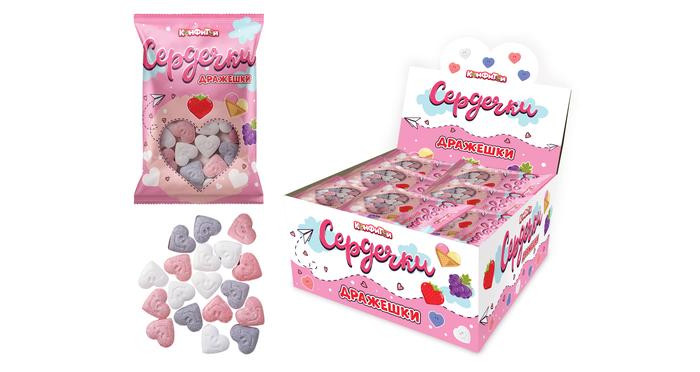 

Конфитой Дражешки Сердечки 48 шт., Дражешки Сердечки 48 шт.