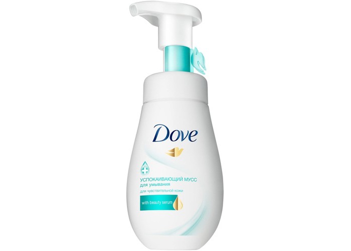 Dove Мусс для умывания для чувствительной кожи успокаивающий 160 мл