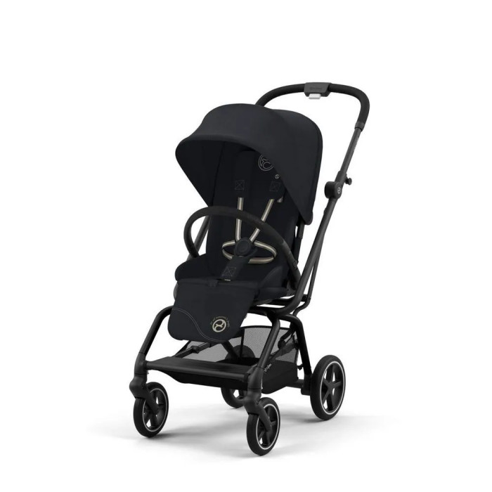 

Прогулочная коляска Cybex Eezy S Twist+ 2 BLK с дождевиком и бампером, Eezy S Twist+ 2 BLK с дождевиком и бампером