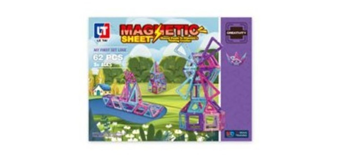 

Конструктор Наша Игрушка магнитный (62 детали) 200927946, магнитный (62 детали) 200927946