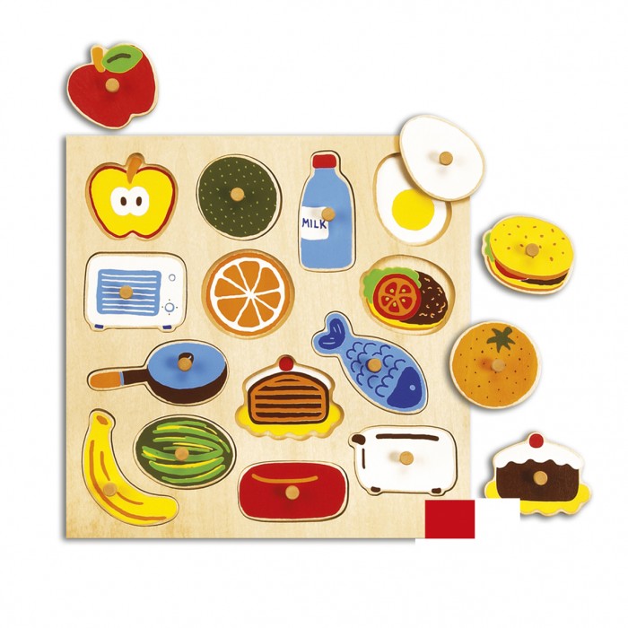 Деревянные игрушки Goula Рамка-вкладыш Кухня деревянные игрушки goula рамка вкладыш любимая еда