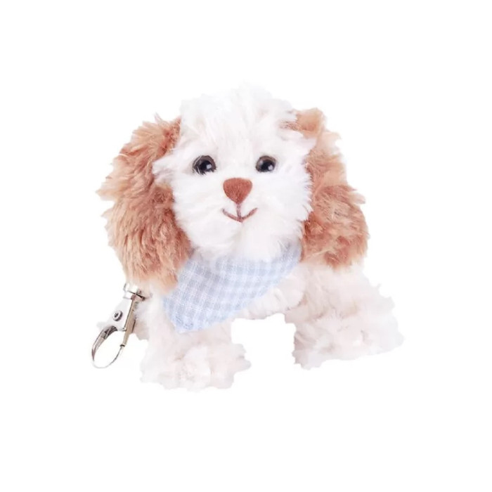 Мягкая игрушка Bukowski design Брелок-собачка белый Kharma & Buddylina KR 10 см