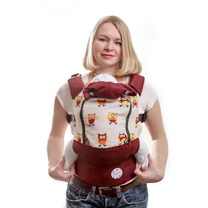 Рюкзак-кенгуру SlingMe эргономичный AIR (лен) - Акушерство.Ru