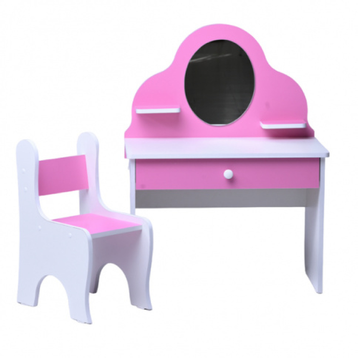 Ролевые игры Sitstep набор детской мебели SITSTEP Туалетный Столик, малиновый