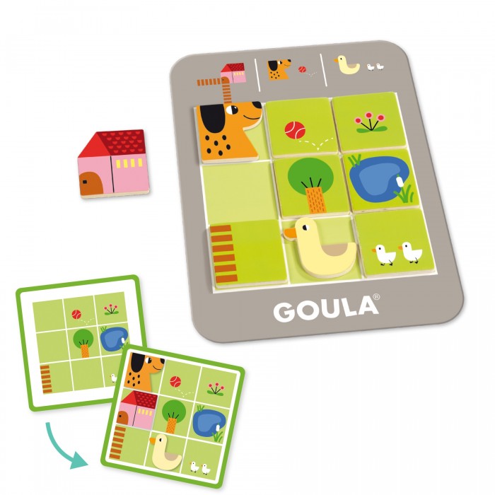 Настольные игры Goula Логическая игра Ферма деревянные игрушки goula логическая игра город