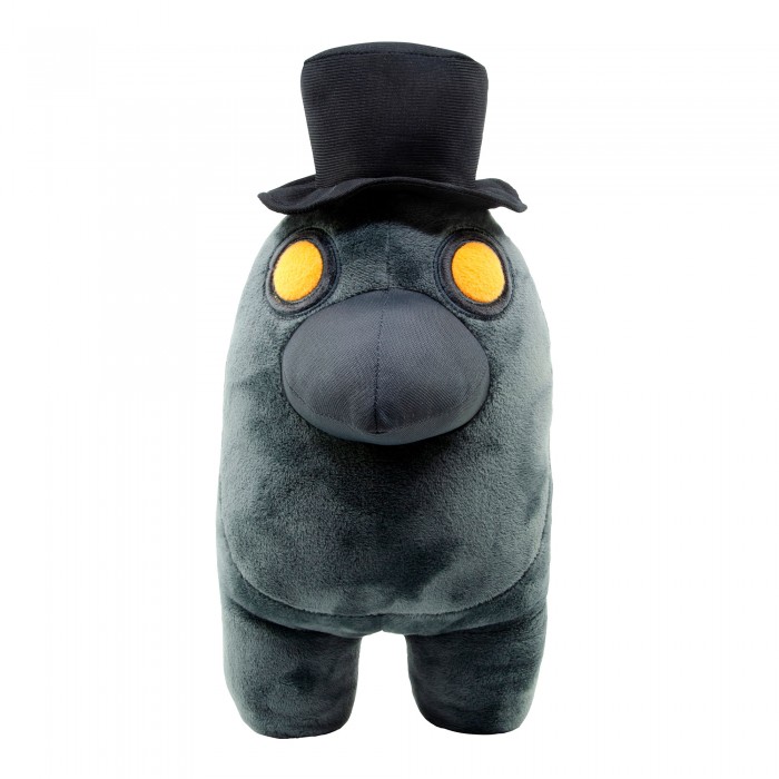 Мягкая игрушка Among Us Плюшевая Чумной доктор с маской и шляпой 30 см игрушка грелка доктор мякиш енот