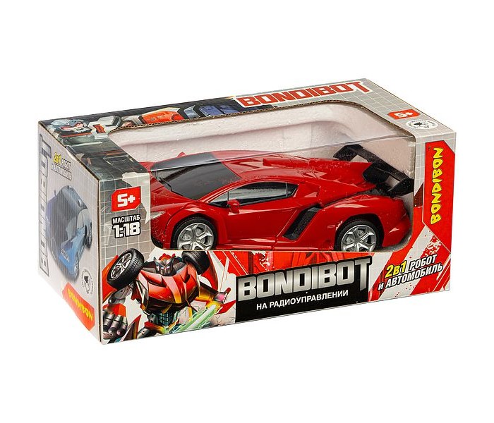 

Bondibon Трансформер на радиоуправлении Bondibot 2 в 1 робот-автомобиль ВВ4960, Трансформер на радиоуправлении Bondibot 2 в 1 робот-автомобиль ВВ4960