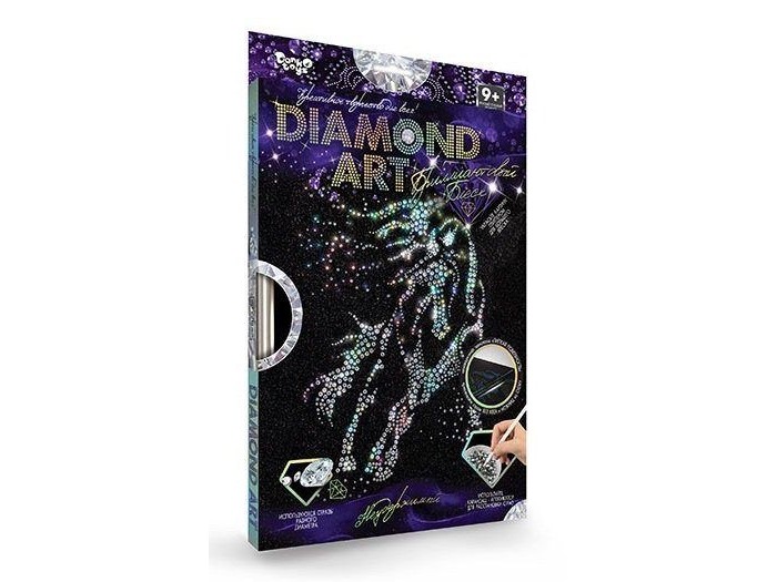 цена Картины своими руками Danko Toys Набор креативного творчества Diamond Лошадь