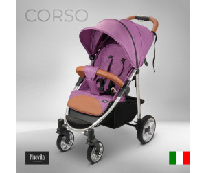 Прогулочная коляска Nuovita Corso - Фиолетовый/Серебристый
