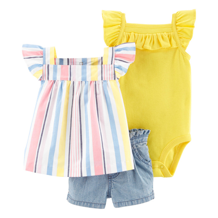 цена Комплекты детской одежды Carter's Комплект для девочки 16643910