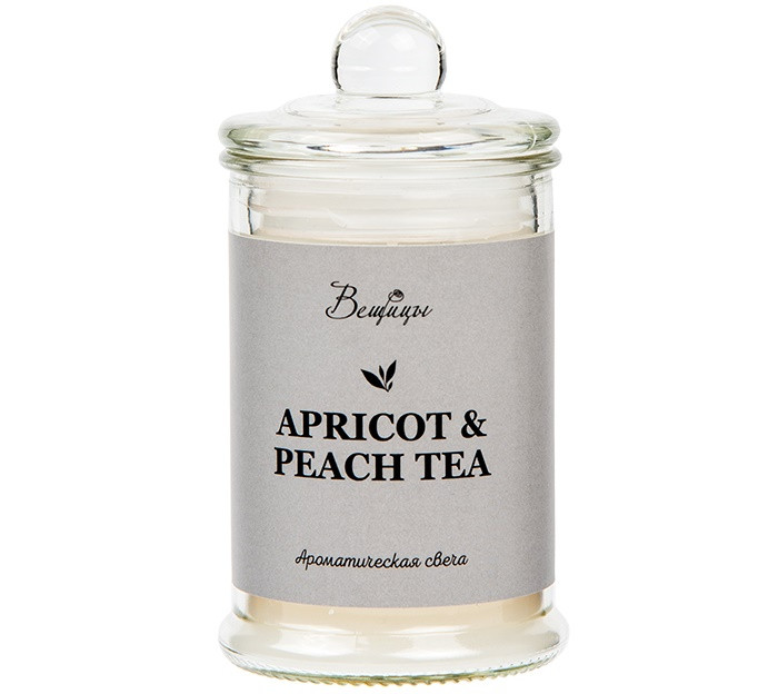  Вещицы Ароматическая свеча Apricot & Peach 11х6 см