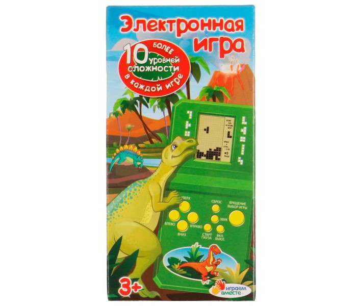

Играем вместе Электронная логическая игра динозавр, Электронная логическая игра динозавр