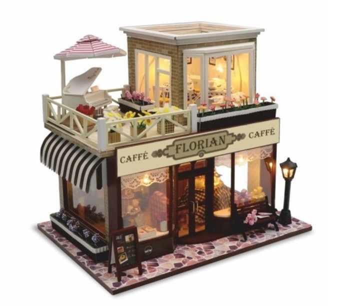 

Hobby Day Интерьерный конструктор Известные кафе мира Caffe Florian с подсветкой, Интерьерный конструктор Известные кафе мира Caffe Florian с подсветкой