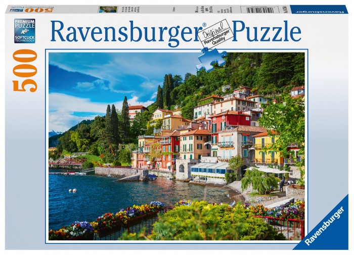 Ravensburger Пазл Озеро Комо в Италии 500 элементов письма из италии