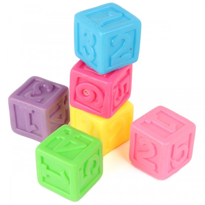 Развивающая игрушка Ути Пути Кубики цветные (6 элементов)