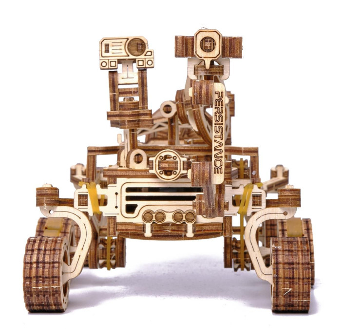 Wood Trick Механическая деревянная сборная модель Робот Марсоход
