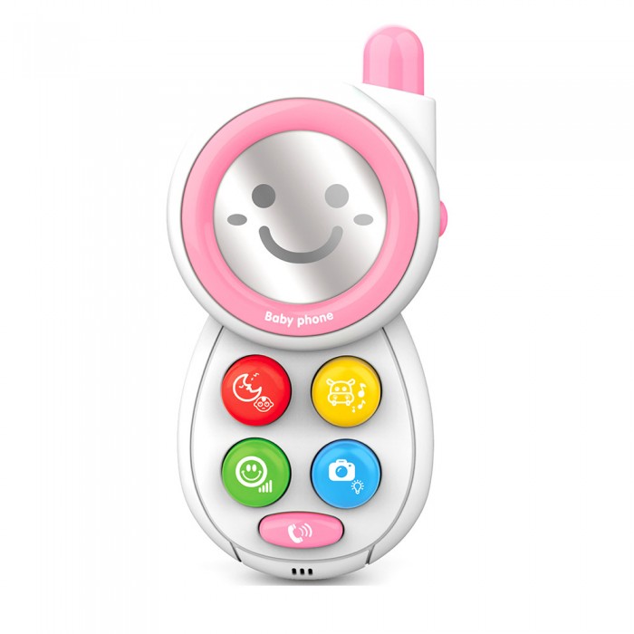 Развивающая игрушка Haunger Мобильный телефон со светом и звуком - Pink/Розовый
