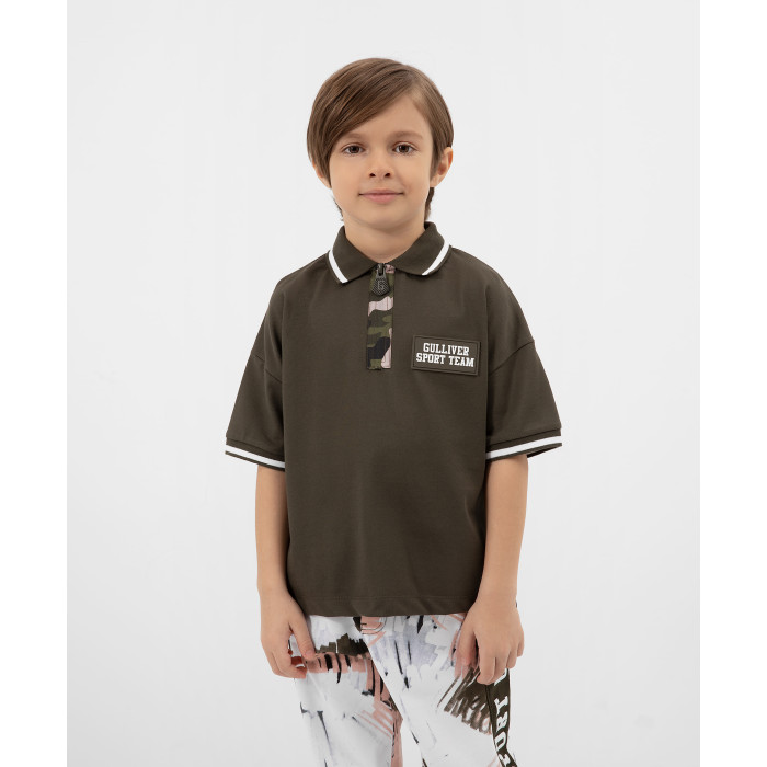 Gulliver Поло для мальчика Гандбол 12206BMC1403 gulliver пиджак для мальчика карамбола