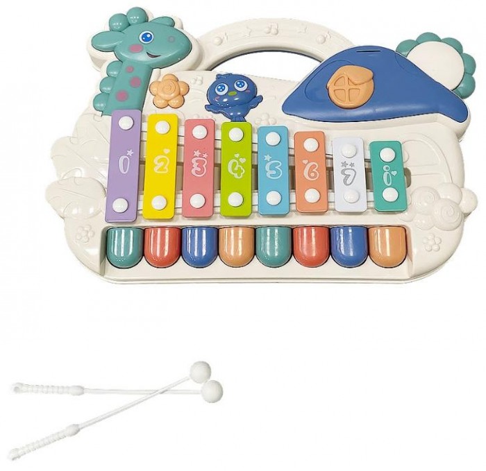 Музыкальные инструменты Everflo ксилофон Ringing детский молоток музыкальный ксилофон инструменты кроты игра пианино музыка шумоподавление интерактивные игрушки для детей раннее об
