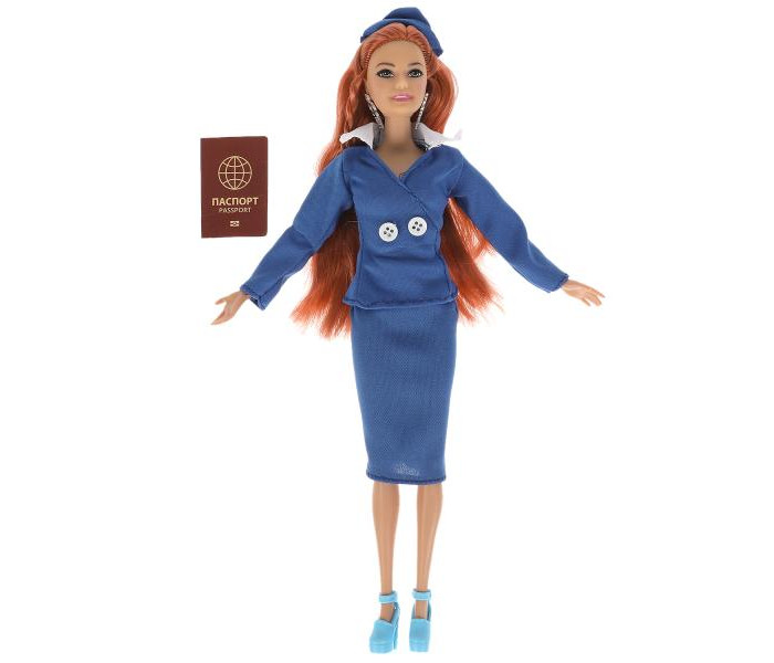 Куклы и одежда для кукол Карапуз Кукла София стюардесса 29 см