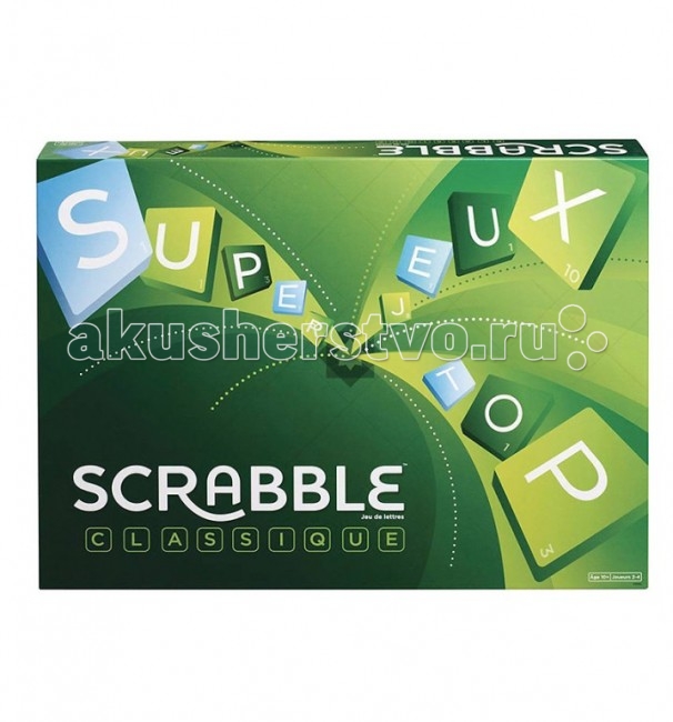 Scrabble Mattel Настольная игра Scrabble классический