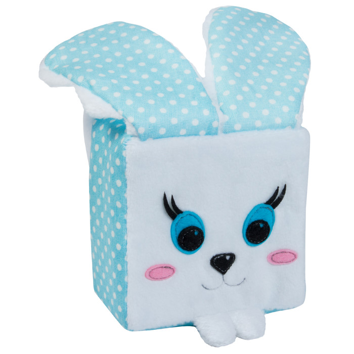 фото Подвесная игрушка uviton кубик с погремушкой bunny