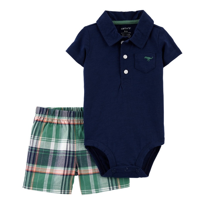 Комплекты детской одежды Carter's Комплект для мальчика (боди, шорты)