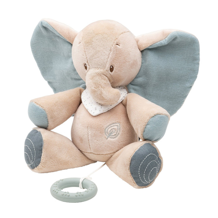 Мягкая игрушка Nattou Musical Soft toy Luna & Axel Слоник музыкальная вязаная музыкальная игрушка sebra слоник fanto голубой