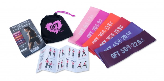 

Original FitTools Набор из 6 широких мини-эспандеров, Набор из 6 широких мини-эспандеров