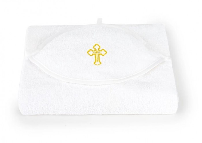 фото Золотой гусь полотенце крестильное благодать 75х100 см