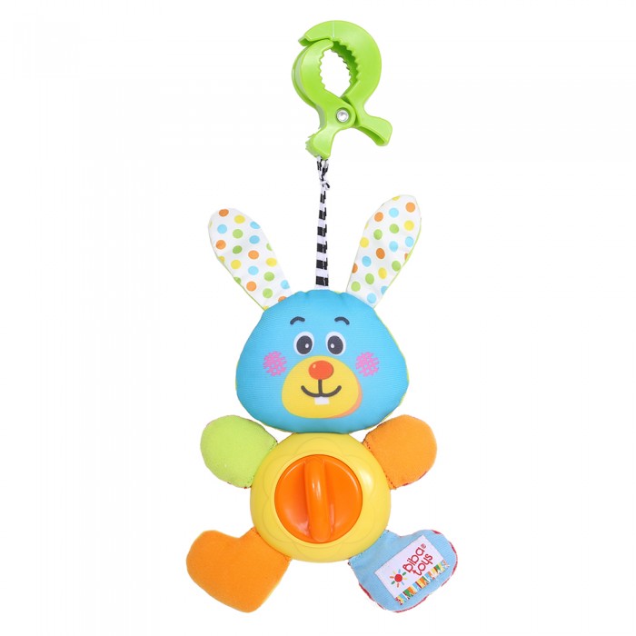 Подвесная игрушка Biba Toys развивающая на клипсе Кролик