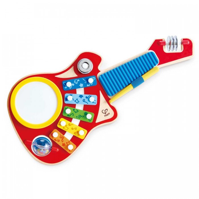 Музыкальные инструменты Hape 6 в 1 музыкальная игрушка бубен пой со мной