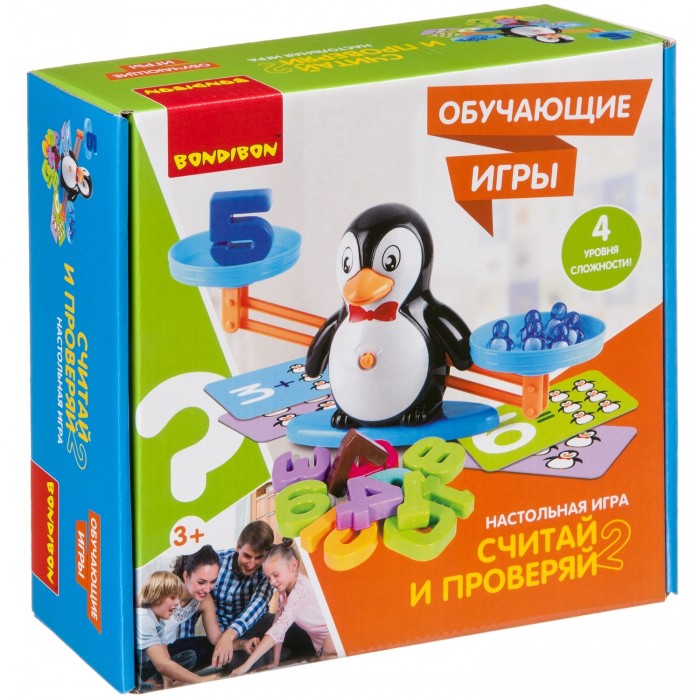 

Bondibon Игра Считай и проверяй 2, Игра Считай и проверяй 2