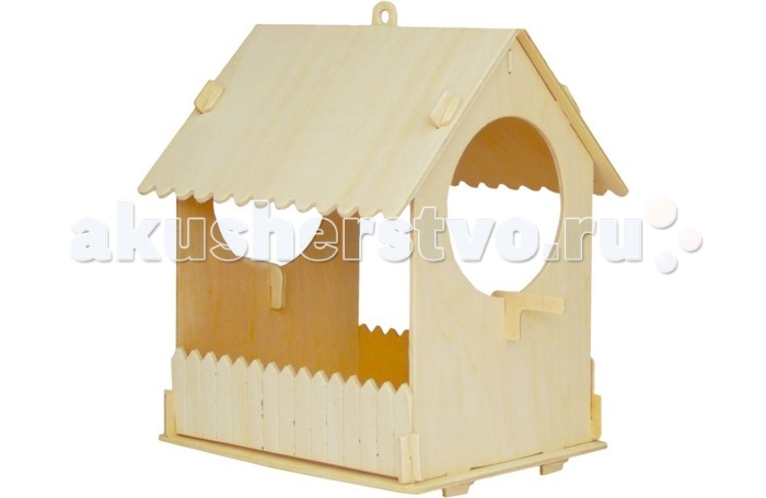 Wooden Toys Сборная модель Кормушка для птиц I hape деревянная уличная кормушка для птиц