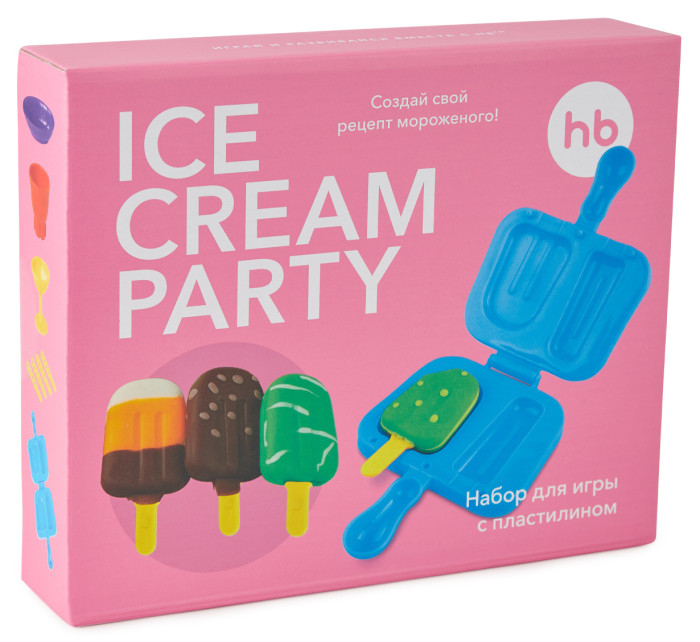 Happy Baby Набор для игры с пластилином Ice cream party 36044 - фото 1