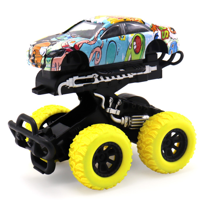 

Funky Toys Инерционная die-cast машинка с ярким рисунком и краш-эффектом 15.5 см FT8488-6, Инерционная die-cast машинка с ярким рисунком и краш-эффектом 15.5 см FT8488-6
