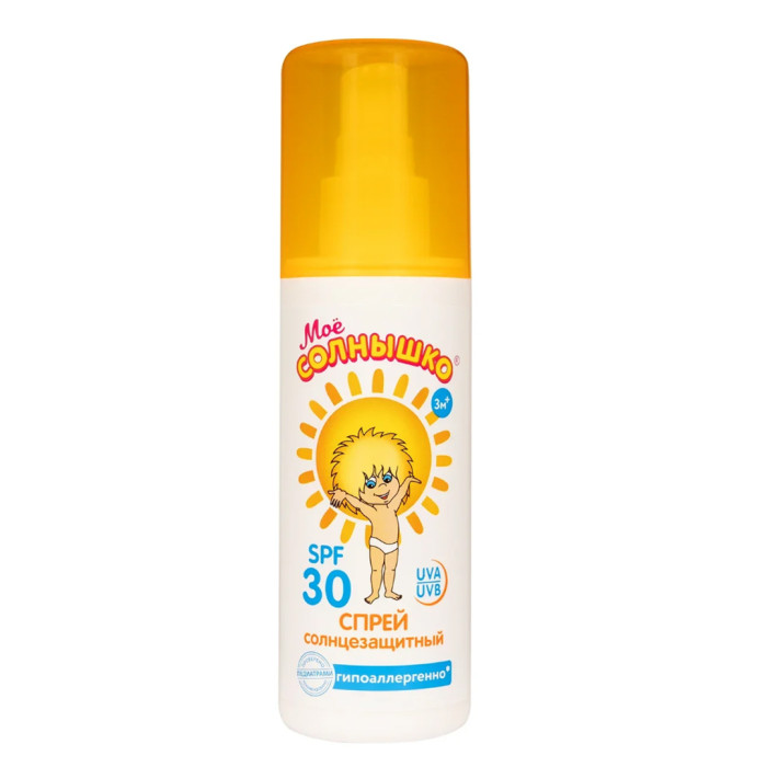  Моё солнышко Спрей детский Солнцезащитный SPF 30 100 мл