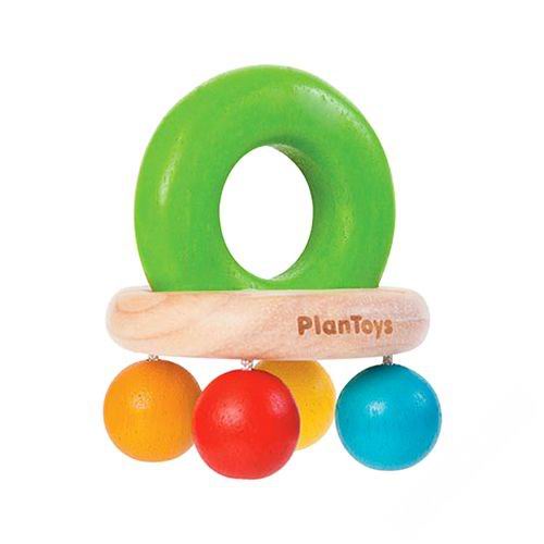Деревянные игрушки Plan Toys погремушка Колокольчик погремушка 00 3129 колокольчик с шариками в пакете