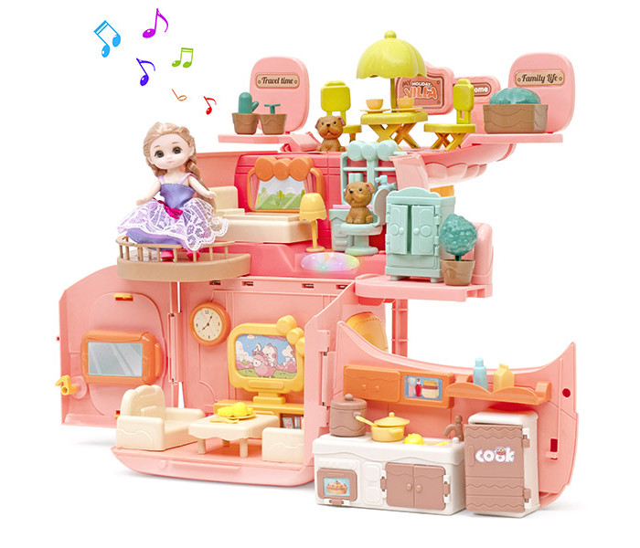 цена Кукольные домики и мебель FunKids Набор игрушек Домик Мечты CC6673