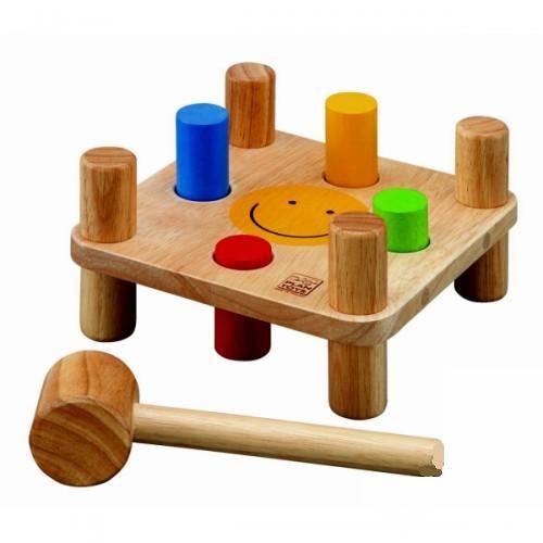 Деревянные игрушки Plan Toys Забивалка деревянные игрушки goula конструктор забивалка