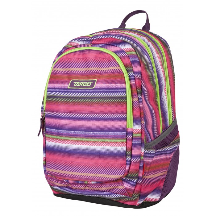 цена Школьные рюкзаки Target Collection Рюкзак 3 zip Aurora