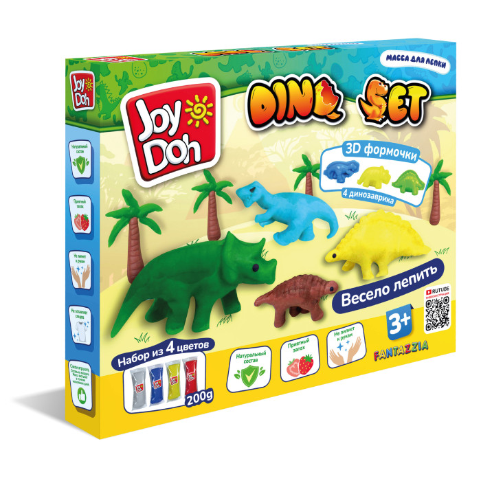 Joy-Doh Набор массы для лепки Динозаврики