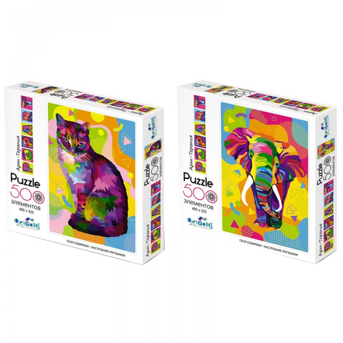 

Origami Пазл Арт-терапия Popart (500 элементов), Пазл Арт-терапия Popart (500 элементов)