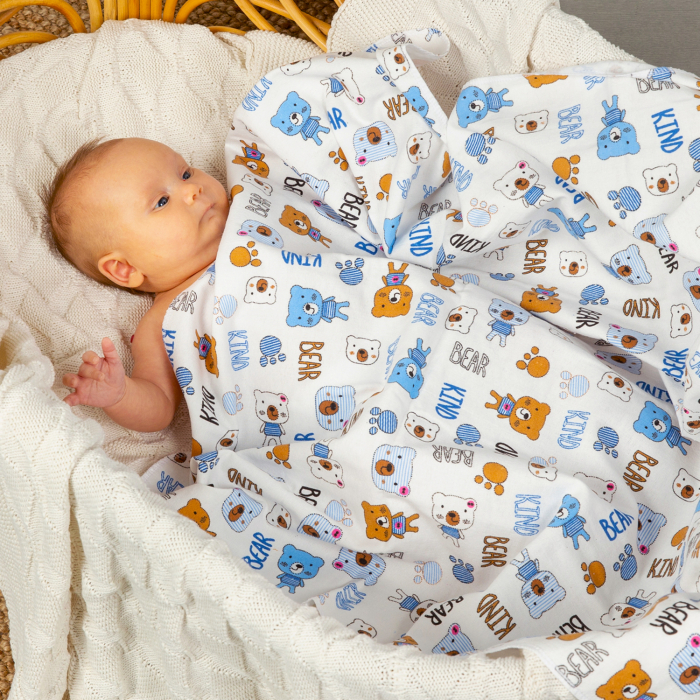 Пеленки Чудо-чадо фланелевая детская Тейка 120х85 см 2 шт. пеленки чудо чадо для новорожденных ситцевая ассорти 10 шт