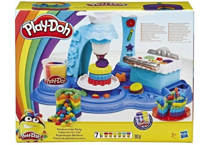 Play-Doh Набор для создания тортов и пирожных Радуга