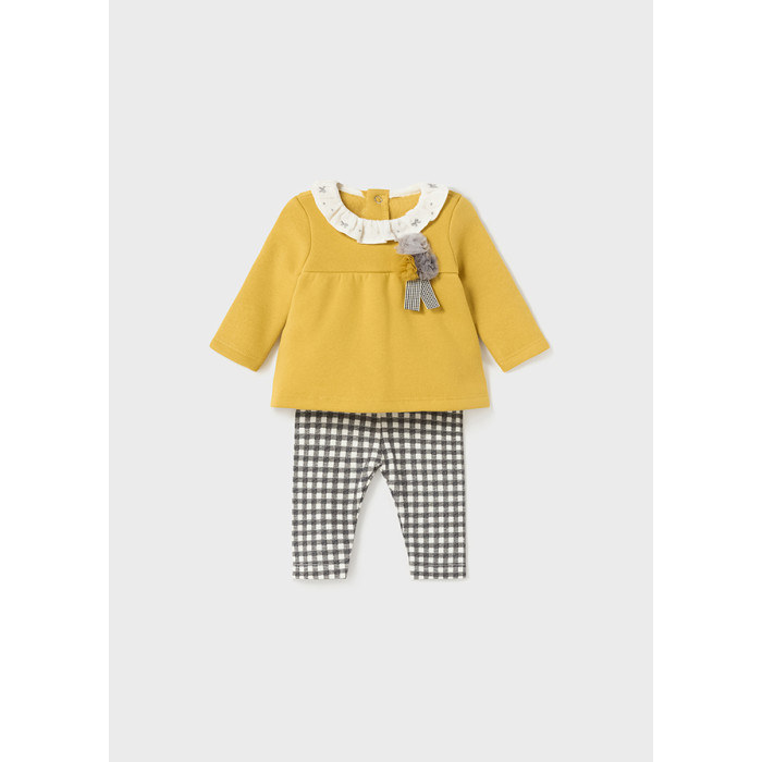 Комплекты детской одежды Mayoral Newborn Комплект для девочки (кофта и леггинсы) 2757