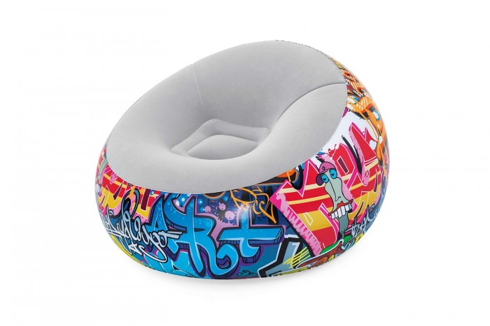 Bestway Надувное кресло Inflate-A-Chair Graffiti 75075 BW
