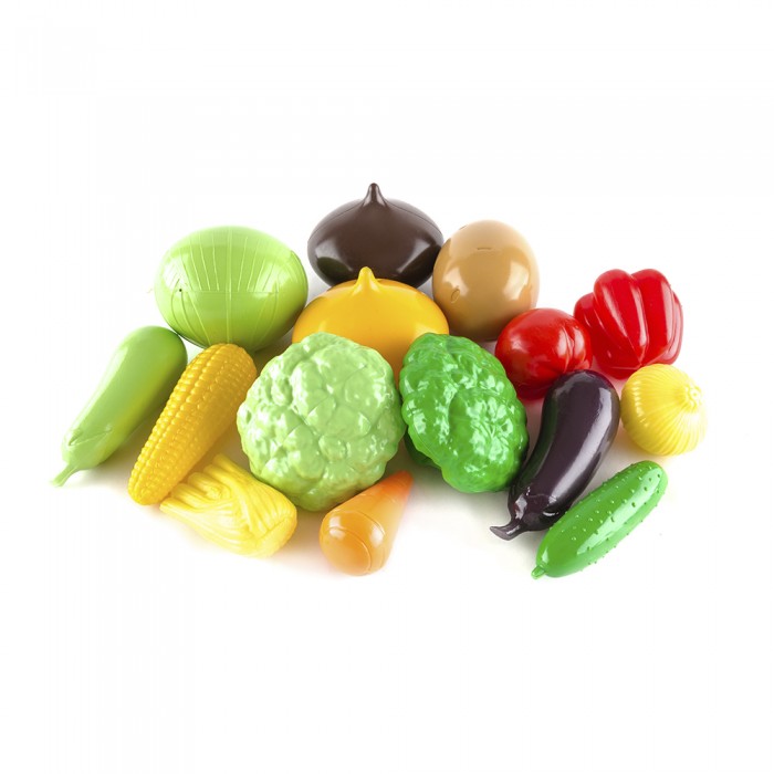 Ролевые игры Пластмастер Набор Большой набор овощей пвх набор игрушечных овощей урожай огонек с 1658