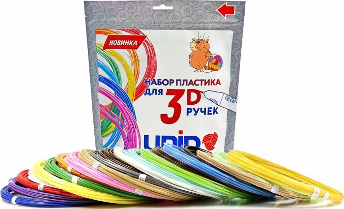 Unid Комплект пластика ABS для 3Д ручек (20 цветов) ABS20