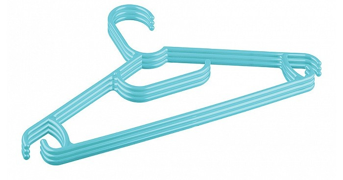 фото Пластишка комплект вешалок для детской одежды 31.5 см 3 шт. 5 упаковок